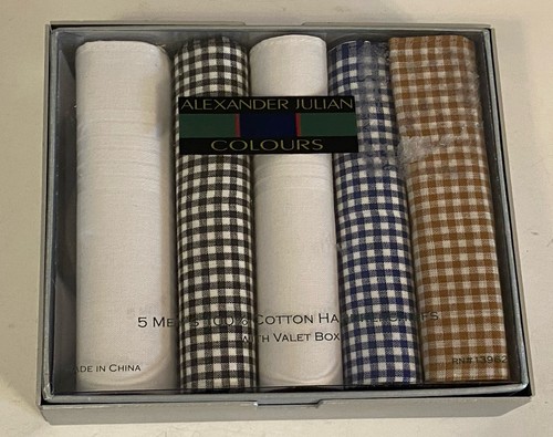 Fazzoletti uomo nuovi con - 5,