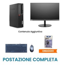 Computer Pc Postazione completa - Lenovo i7-7700 + Monitor 23" + Kit Tastiera