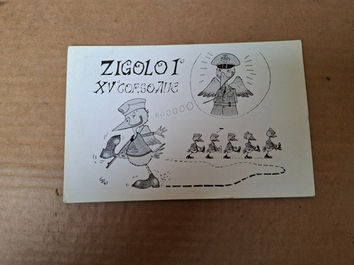 Cartolina corso zigolo - corso, 1^