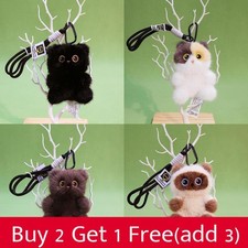 Portachiavi peluche gatto