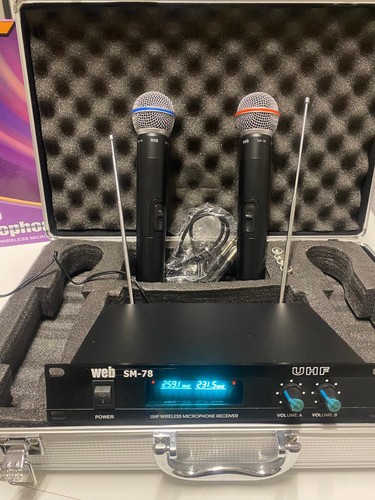 Coppia microfoni wireless - coppia, uhf
