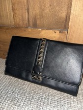 Pochette imitazione nera e oro