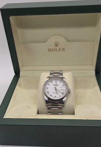 Rolex datejust oro bianco - rolex, 18