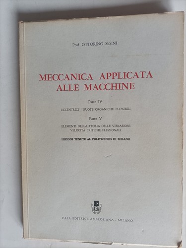 Sesini meccanica applicata - sesini,