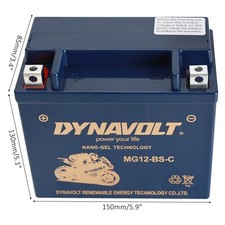 12V 12Ah YTX12-BS MG12-BS-C