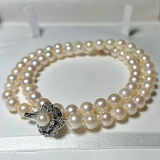 Collana di perle Akoya 6,5-7,0