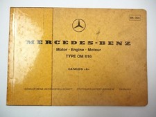 Mercedes Benz OM 616 motore MB 100D Unimog 1975 lista ricambi catalogo immagini