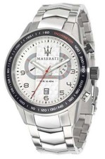 Orologio cronografo uomo Maserati CORSA  Acciaio. Nuovo Senza Scatola E Document