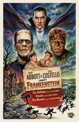 Poster abbott costello meet - abbott,