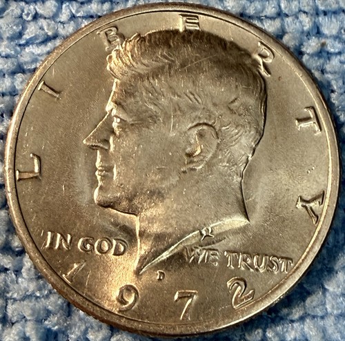 1972 kennedy mezzo dollaro - 1972-d,