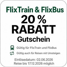 Buono sconto FlixBus &