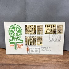 BUSTA PRIMO GIORNO FDC COLLEZIONE ARTE PALEOCRISTIANA - POSTE VATICANE 