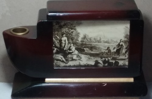 Antico portasigarette legno - antico,