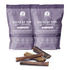 MAIKAI Nervo di Bue per Cani - (2 uni x 4 pezzi) Dental sticks 100% Naturali -