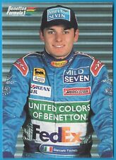BENETTON Formula 1 Giancarlo Fisichella FG cartolina vintage postcard MA1988