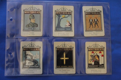 Whitbread inns metal cards 1st - whitbread,
