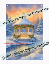 Gazebo invernale scena
