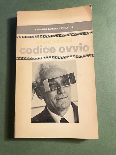 Bruno munari codice ovvio - munari,,