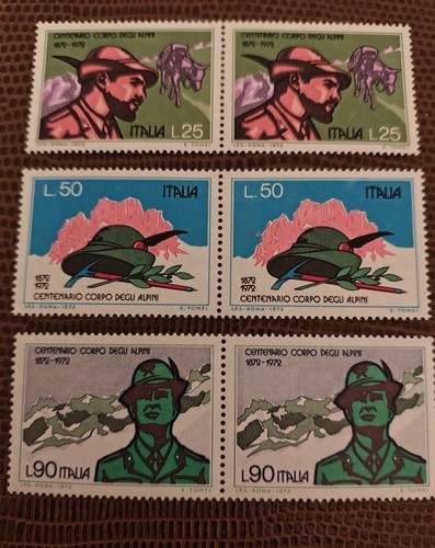 Francobolli italia 1972 serie - francobolli,