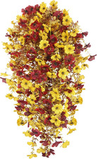 4 Pz Fiori Artificiali Da Appendere Autunnali Piante Finte Cadenti Seta Fiori Ar