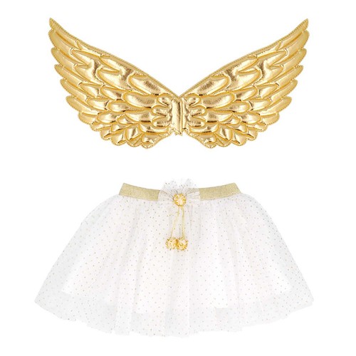 Set costumi angelo - bambini, oro