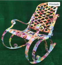 SEDIA A DONDOLO IN ALLUMINIO