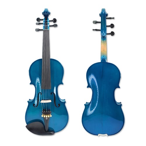 Violino elettrico blu corde - elettrico,