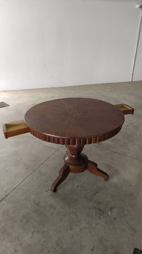 Tavolo rotondo noce stile - tavolo,
