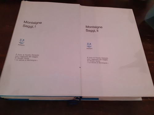 Montaigne saggi ii - -,