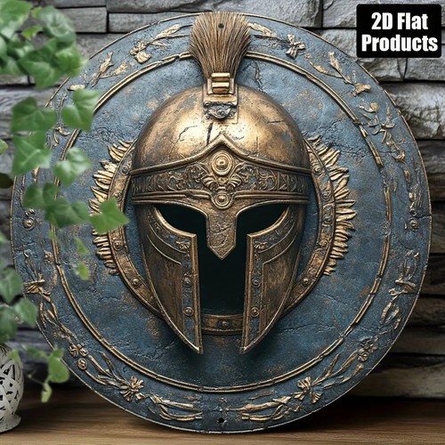Spartan warrior helmet wall - spartan,