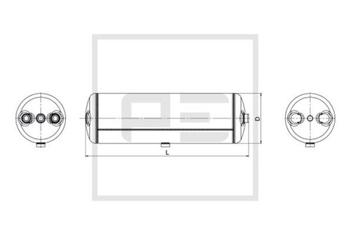 Serbatoio aria compressa - , pe