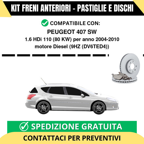 Kit freni anteriori pastiglie - freni,