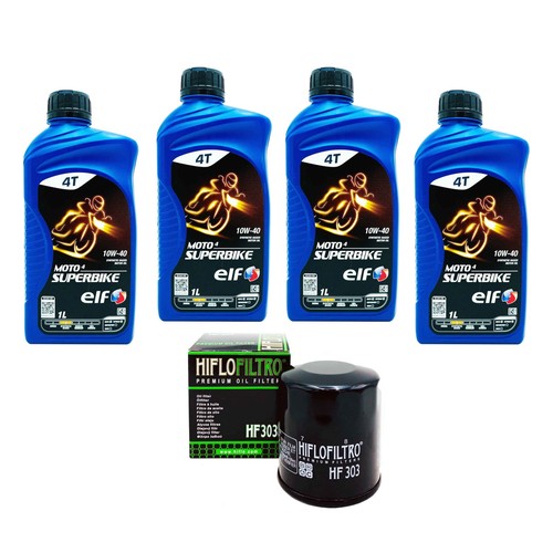 Kit tagliando olio elf - kit, moto4