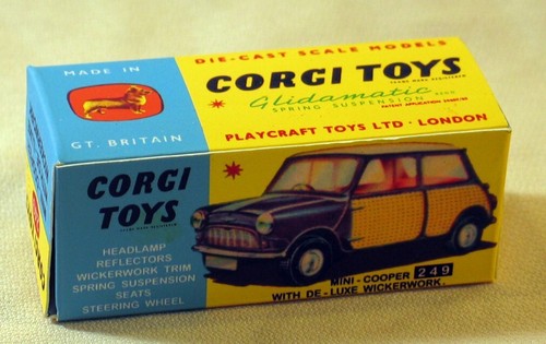 Corgi toys 249 mini - toys, cooper