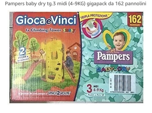 Pampers baby dry midi - midi,, 162
