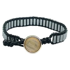 Bracciale Perline Ematite Nera