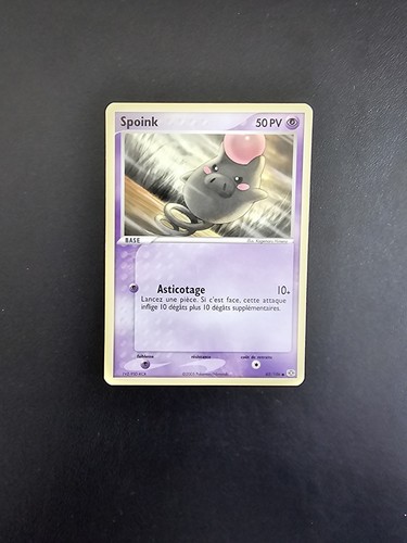 Carte pokémon commune spoink - carte,