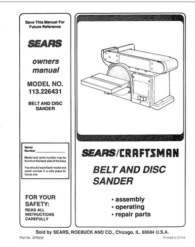 Craftsman 113 226431 - craftsman, 113.226431