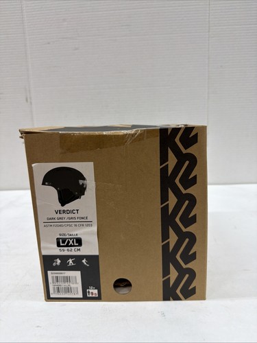 Casco sci verdetto grigio - k2,