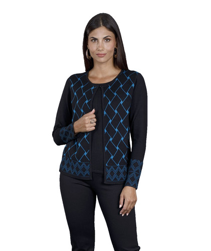 Finto twin set donna - finto, in