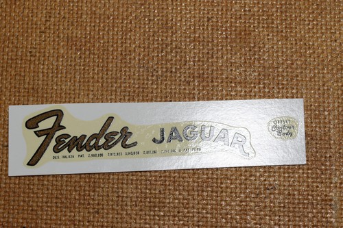 Fender jaguar 3 - jaguar, pat.n