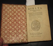 1569 Biblia Bible Pentateuchus