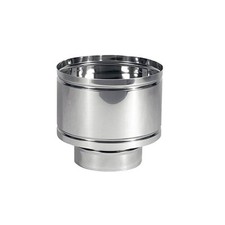 Antivento a botte in acciaio