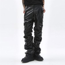 Pantaloni in pelle PU