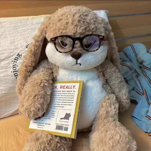 Peluche coniglio arrabbiato