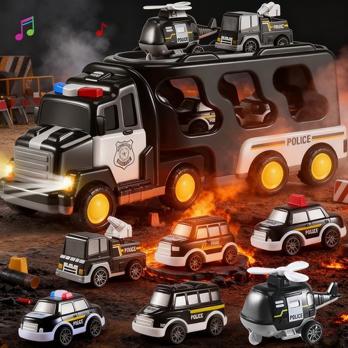 Camion polizia giocattolo - camion,