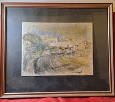 Disegno antico pastello di - antico.,