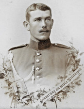 Foto CDV, ritratto soldato in