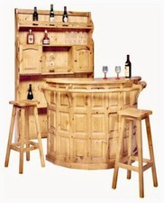 Bar e Bancone In Legno per Arredamento Casa/Taverna/Montagna