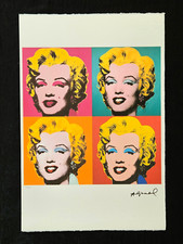 Andy Warhol "Marylin Monroe" Edizione numerata. Dimensioni : 56 x 38,3 cm.